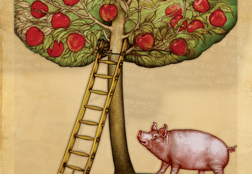 Pig-meet-apple-tree-2